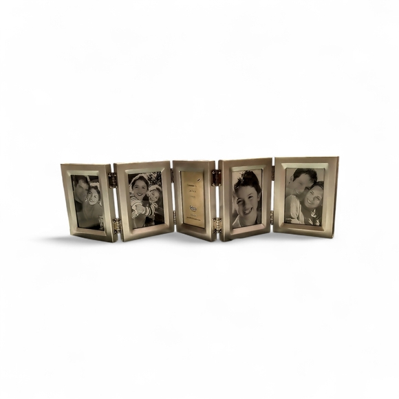 Silver Folding Picture Frame By Fetco - Picture 5 of 9